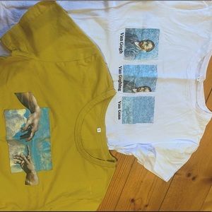 Bundle of Art Tees from ROMWE NWOT